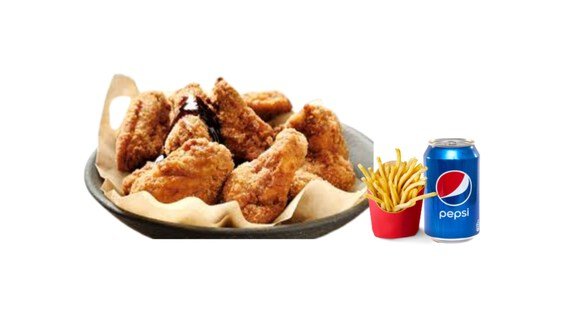 6pcs Hot And Spicy Wings Meal
