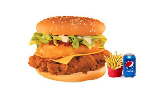 Supreme Sizzler Burger Meal